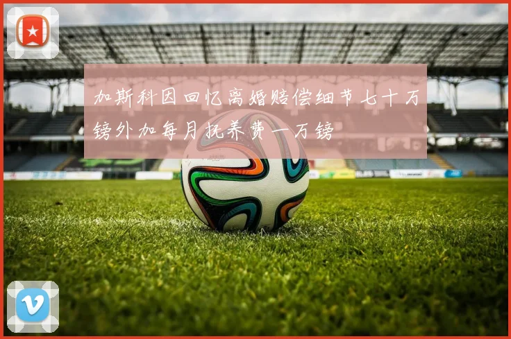 加斯科因回忆离婚赔偿细节七十万镑外加每月抚养费一万镑